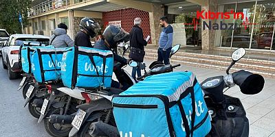 GÜNEY KIBRIS'TAKİ WOLT KURYELERİNDEN GENEL GREV