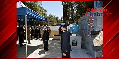 GUTERRES, BM ANITINA ÇELENK KOYDU