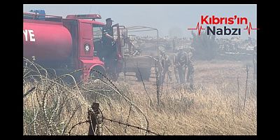 GÜVERCİNLİK'TE ÇIKAN YANGIN KONTROL ALTINA ALINDI