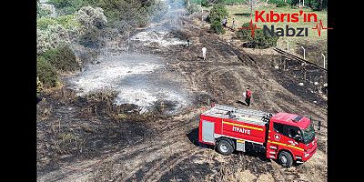 GÜZELYURT - KALKANLI’DA ARAZİ YANGINI