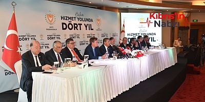 “HALKA HİZMET YOLUNDA DÖRT YIL” BASIN TOPLANTISI YAPILIYOR
