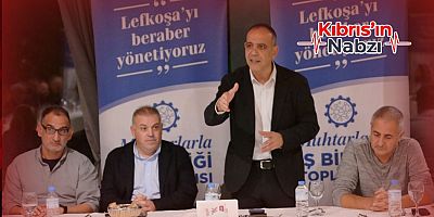 HARMANCI MUHTARLARLA BİR ARAYA GELDİ