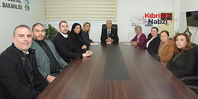 HASİPOĞLU, KANSER HASTALARINA YARDIM DERNEĞİ HEYETİ İLE GÖRÜŞTÜ