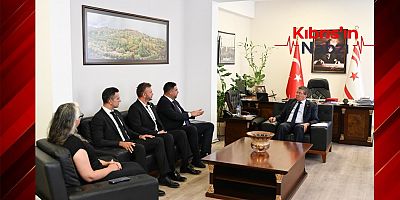 İNŞAAT MÜHENDİSLERİ ODASI, ÜSTEL'İ ZİYARET ETTİ