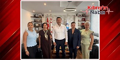 İŞ KADINLARI DERNEĞİ’NDEN BAŞKAN KIROK’A ZİYARET