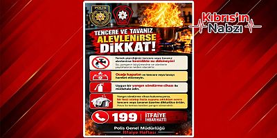 İTFAİYE HAFTASI'NDA MUTFAK YANGINLARI İÇİN UYARI VE BİLGİLENDİRME