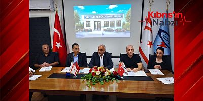 KIB-TEK LEFKE BÖLGE AMİRLİĞİ BİNASI İÇİN İMZALAR ATILDI