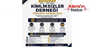KİMLİKSİZLER DERNEĞİ, BİLGİLENDİRME TOPLANTISI DÜZENLEYECEK