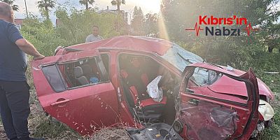 KORKUTAN KAZA: ÜÇÜ ÇOCUK BEŞ YARALI