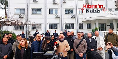 KTAMS KŞK ÇALIŞANLARININ MAAŞ KRİZİ İÇİN MALİYE ÖNÜNDE