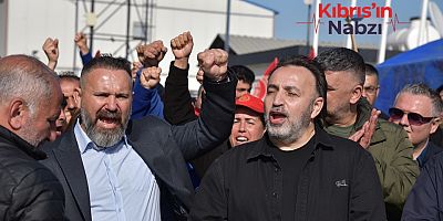 KTAMS VE KAMUSEN ÖZELDE SENDİKALAŞMAYA DESTEK İÇİN GREV YAPTI