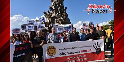 KTOEÖS, GAZİMAĞUSA MERKEZ VE ÇEVRE OKULLARDA GREV YAPTI
