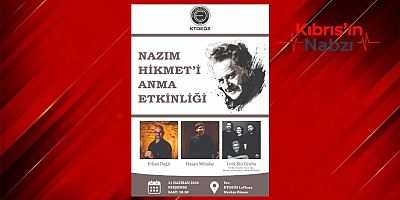 KTOEÖS’TEN NAZIM HİKMET’İ ANMA ETKİNLİĞİ