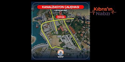 LAGUNA'YA KANALİZASYON HATTI DÖŞENİYOR