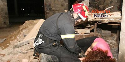LARNAKA’DA 7,1 ŞİDDETİNDE DEPREM TATBİKATI