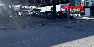 LEFKOŞA’DA BİR OTO GALERİYE ATEŞ AÇILDI!