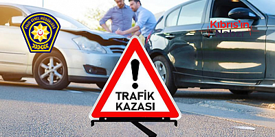 LEFKOŞA-GAZİMAĞUSA ANAYOLUNDA KAZA