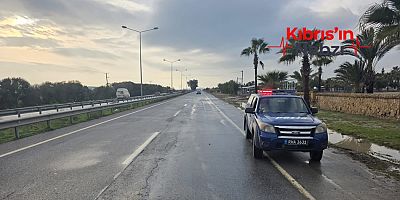 LEFKOŞA-GÜZELYURT ANA YOLU  TRAFİK AKIŞINA AÇILDI