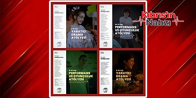 LEFKOŞA TÜRK BELEDİYESİ’NDEN “YARATICI DRAMA VE OYUNCULUK” ATÖLYELERİ