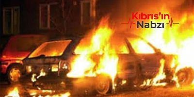 LİMASOL'DA BİR ARAÇ KUNDAKLANDI