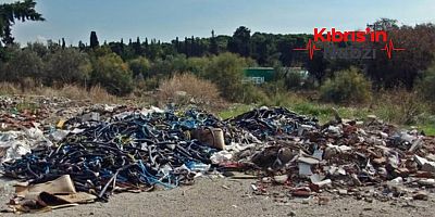 LİMASOL'DA ÇÖPLÜKTE TABANCA BULUNDU