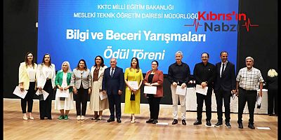 MESLEK LİSELERİ ARASI BİLGİ VE BECERİ YARIŞMALARI ÖDÜL TÖRENİ YAPILDI