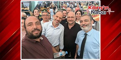 ÖZERSAY, GİRNE AÇIK PAZARINI ZİYARET ETTİ