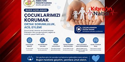 PEDİATRİ KURUMU: ÇOCUK İZLEM MERKEZİ ACİLEN KURULMALI