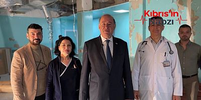 SAĞLIK BAKANI DİNÇYÜREK, GAZİMAĞUSA DEVLET HASTANESİ’Nİ ZİYARET ETTİ