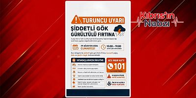 SİVİL SAVUNMA'DAN TURUNCU İKAZ!