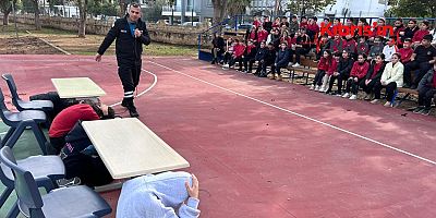 SİVİL SAVUNMA TEŞKİLATI “AFETE HAZIR OKUL EĞİTİMLERİ”NE BAŞLADI