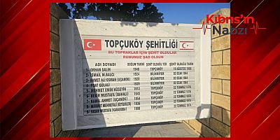 TOPÇUKÖY ŞEHİTLERİ TÖRENLE ANILDI