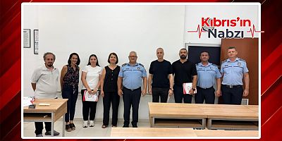 TRAFİK EĞİTİM PARKI EĞİTMENLERİNE POLİS OKULU'NDA EĞİTİM