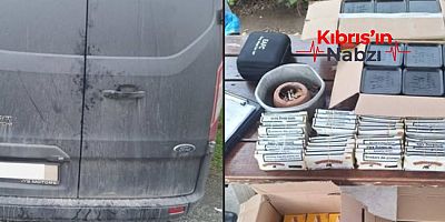 TÜRK PLAKALI TİCARİ ARAÇTA BÜYÜK MİKTARDA KAÇAK TÜTÜN ELE GEÇİRİLDİ