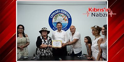 ULUSLARARASI DÜNYADA BARIŞ SERGİSİ HEYETİNDEN BAŞKAN KIROK’A ZİYARET
