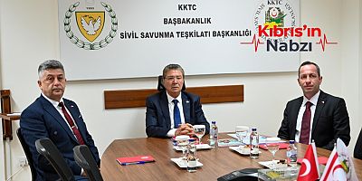 ÜSTEL, SİVİL SAVUNMA TEŞKİLAT BAŞKANLIĞI’NI ZİYARET ETTİ