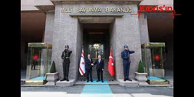 ÜSTEL, TÜRKİYE MİLLİ SAVUNMA BAKANI GÜLER İLE GÖRÜŞTÜ