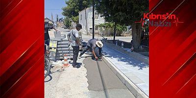 Mesarya Belediyesi Vadili altyapı çalışması