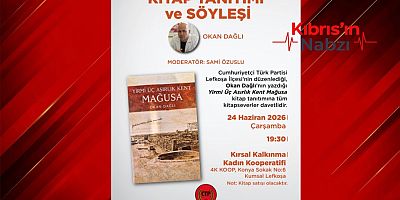 “YİRMİ ÜÇ ASIRLIK KENT MAĞUSA” KİTABI YARIN TANITILACAK